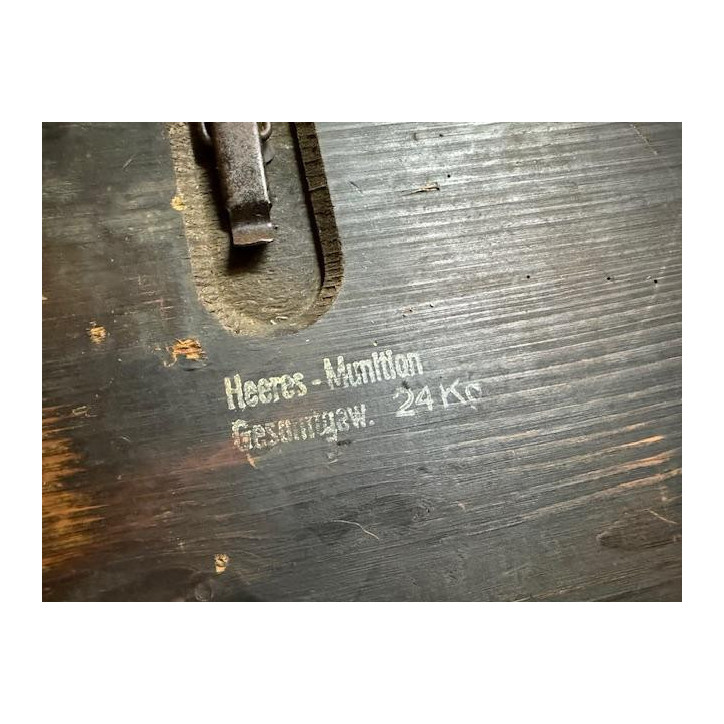 Caisse bois pour douilles 12.2 cm canon Allemand ref 479