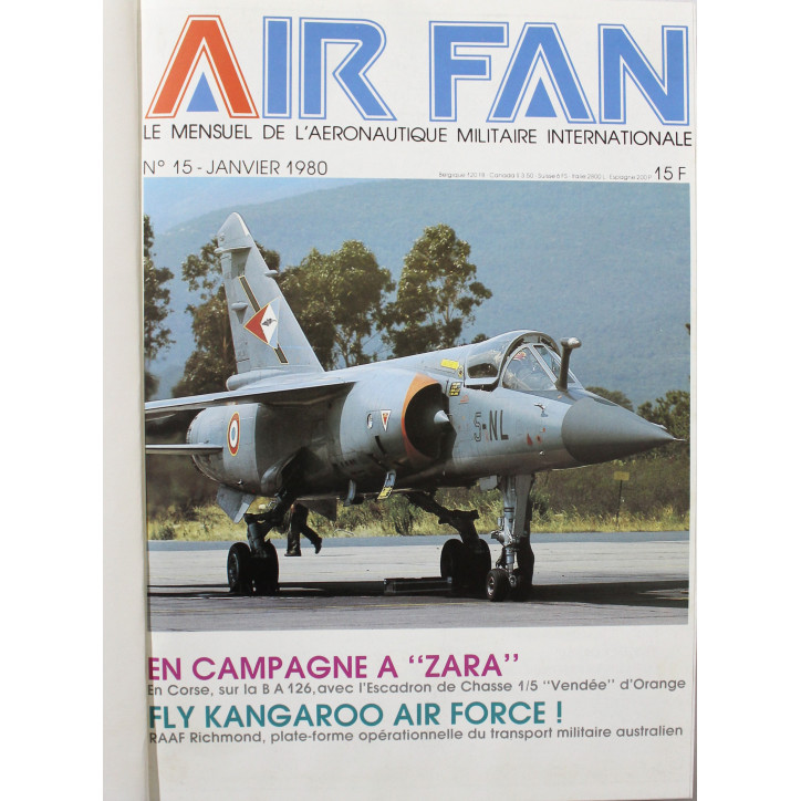 Recueil de revues Avions De Combat Air Fan - du No 15 au 26