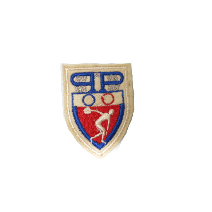 Insigne tissu  PP moniteur sport Paris Ref  44  