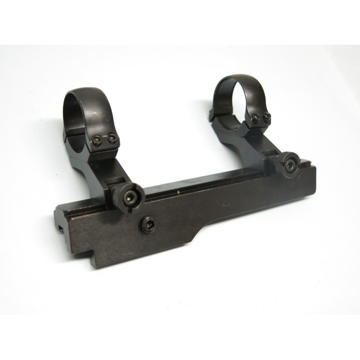 K31 scope mount with 30 mm scope rings