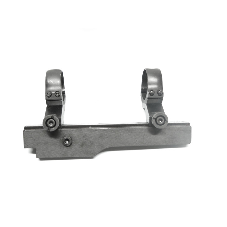 K31 scope mount with 30 mm scope rings