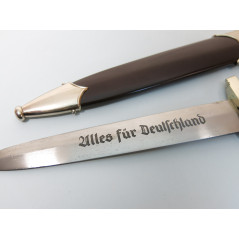 Dague SA 1933 Boker avec poignée bois ref bru25 