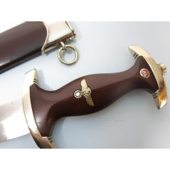 Dague SA 1933 Boker avec poignée bois ref bru25 