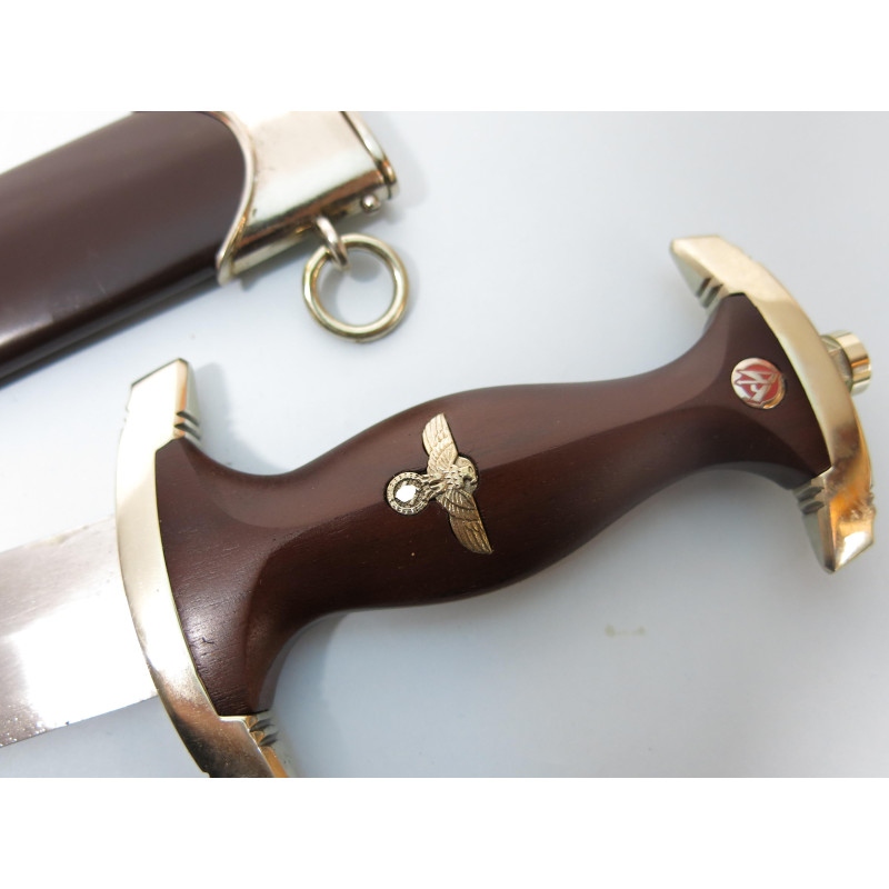 Dague SA 1933 Boker avec poignée bois ref bru25 