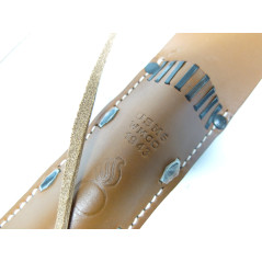 Fourreau cuir de poignard USM3 parachutiste USM6 repro ref bru 25