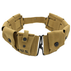 Ceinturon cartouchière US Garand khaki