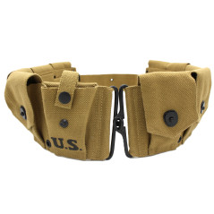 Ceinturon cartouchière US Garand khaki