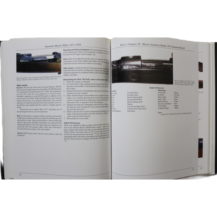 Livre Argentine Mauser Rifles: 1871-1959 by Colin Webster