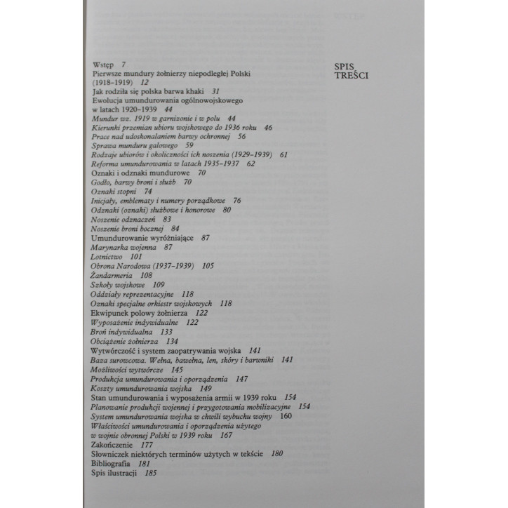 Livre Polski Mundur Wojskowi 1918 - 1939 de by Wielecki, Henryk