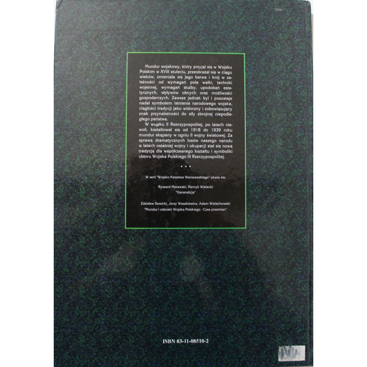 Livre Polski Mundur Wojskowi 1918 - 1939 de by Wielecki, Henryk
