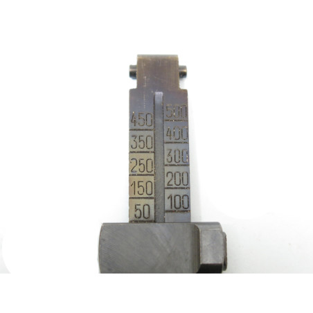 Hausse pistolet C96 Mauser graduée 500 m modele 1916 en 9 para ref 590