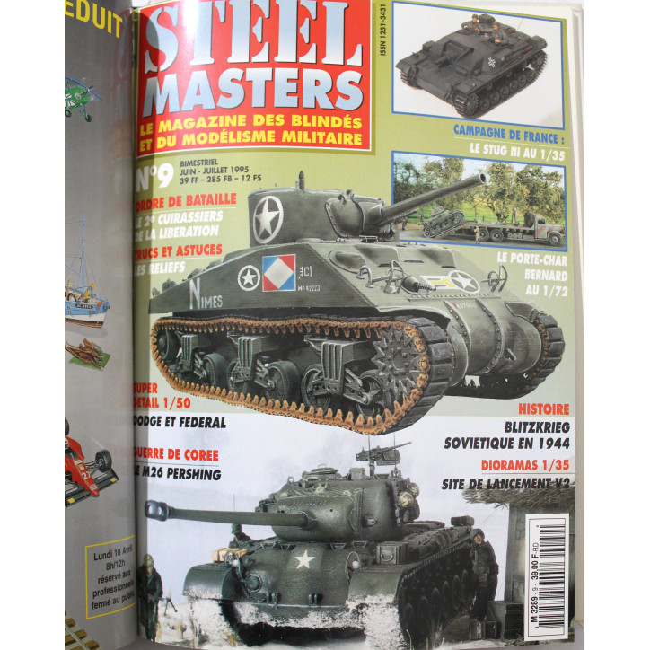 Album Steel Master No 1 : De la revue No 5 à 9