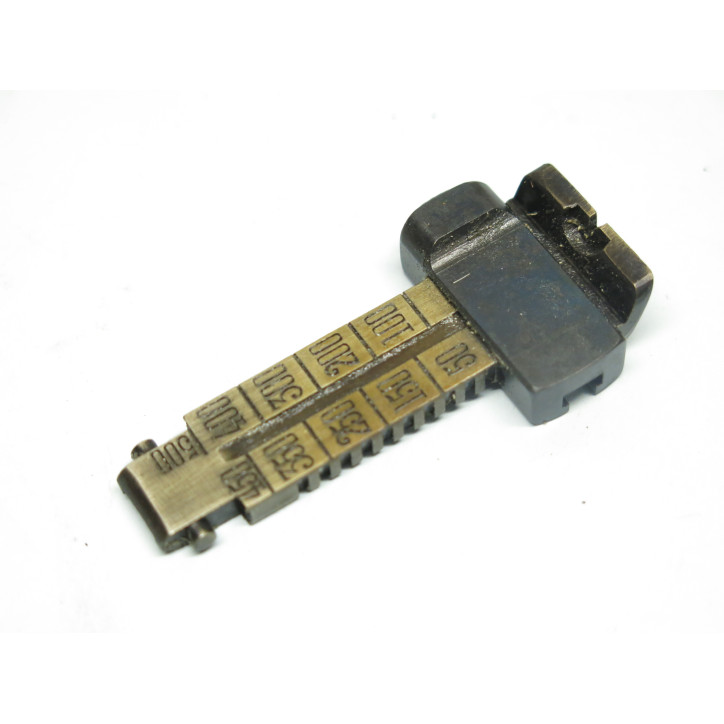 Hausse pistolet C96 Mauser graduée 500 m modele 1916 en 9 para ref 700 
