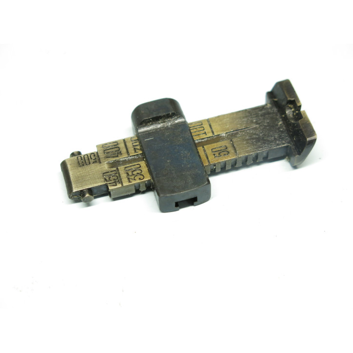 Hausse pistolet C96 Mauser graduée 500 m modele 1916 en 9 para ref 700 