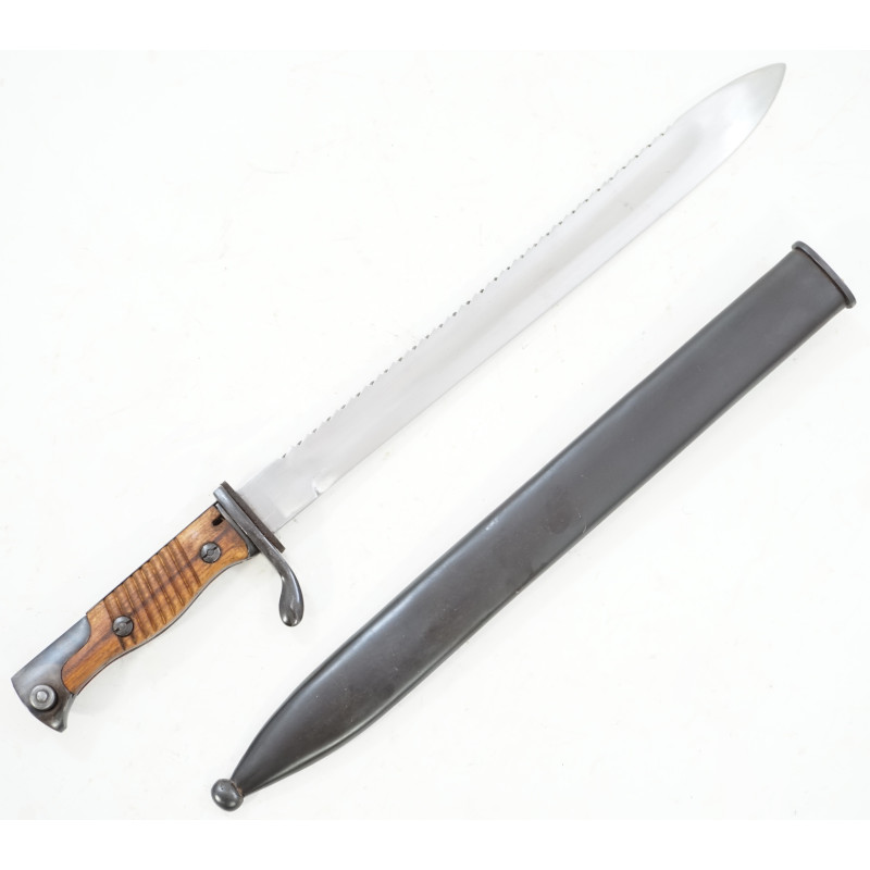 Baïonnette Mauser G98 à dent de scie avec fourreau métal