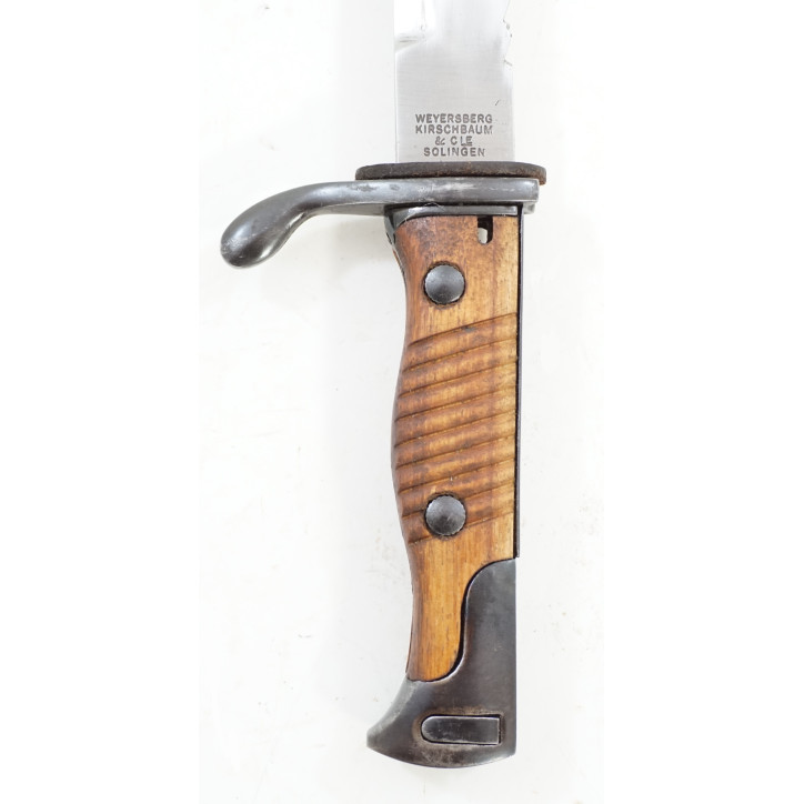 Baïonnette Mauser G98 à dent de scie avec fourreau cuir
