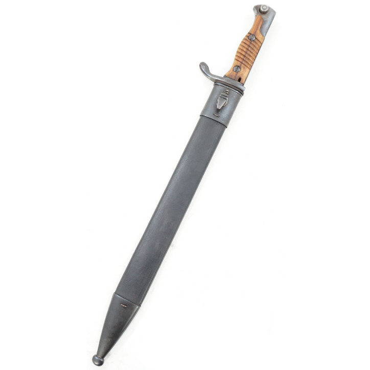 Baïonnette Mauser G98 à dent de scie avec fourreau cuir
