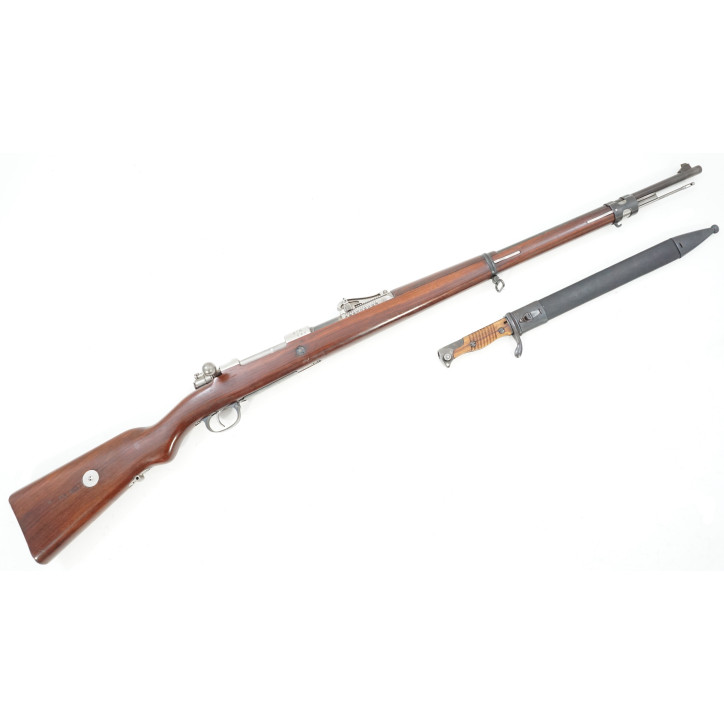 Baïonnette Mauser G98 à dent de scie avec fourreau cuir
