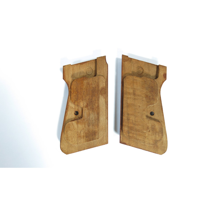 Paire de plaquettes noyer walther PP