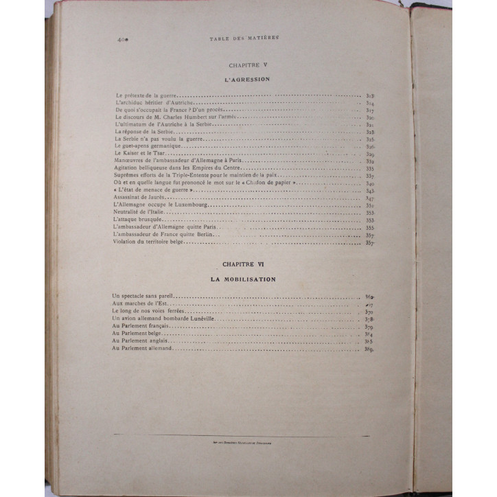 Livre Histoire Illustrée de la guerre du droit - 1914 - Tome 1