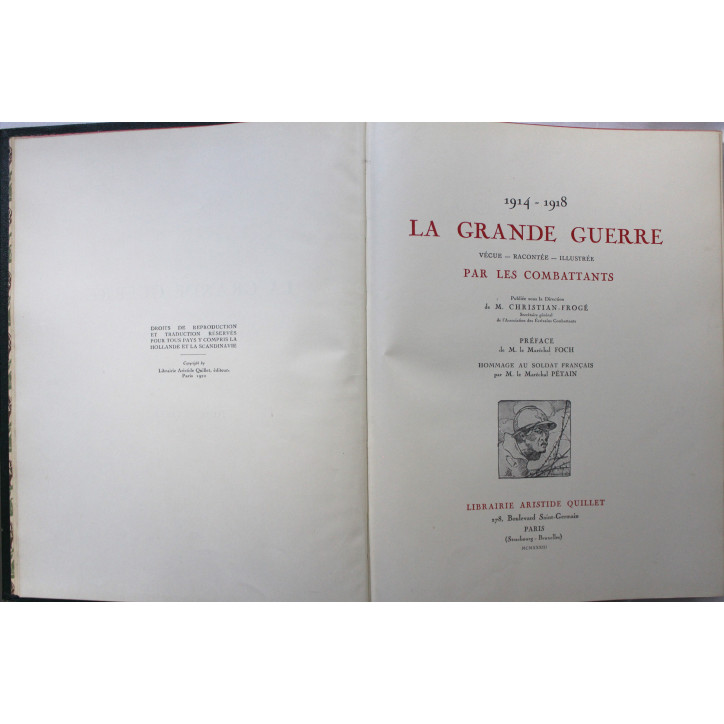 Livre La grande guerre vécue, racontée, illustrée par les combattants Tome 1