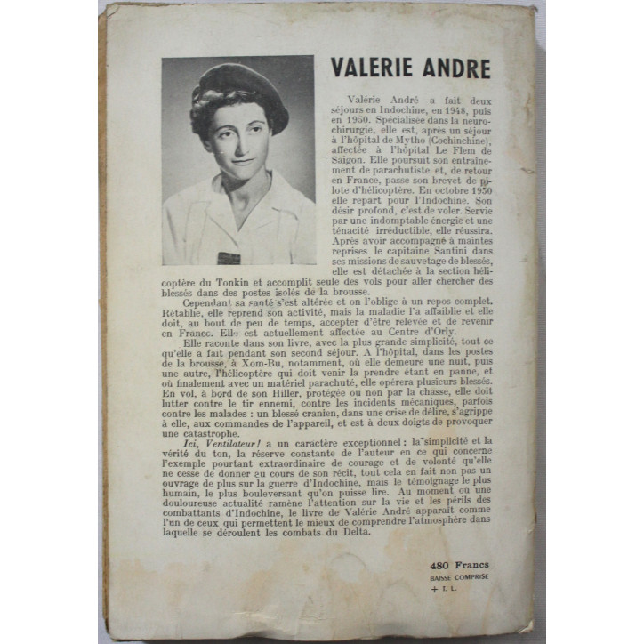 Livre Ici, ventilateur de Valérie André