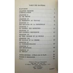 Livre La Vie quotidienne à l'Elysée au temps de Charles de Gaulle