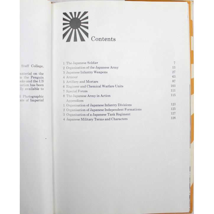 Livre Japanese Army Handbook, 1939 - 1945