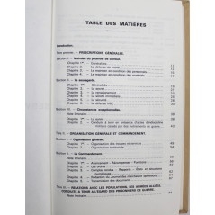 Livret Règlement de service en campagne - TTA 105 - 1971