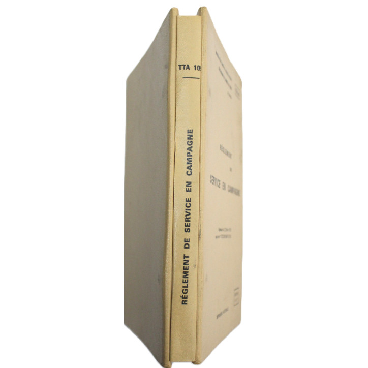 Livret Règlement de service en campagne - TTA 105 - 1971