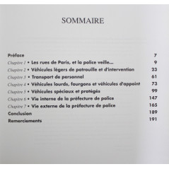 Livre Voitures de police: Préfecture de police de Paris