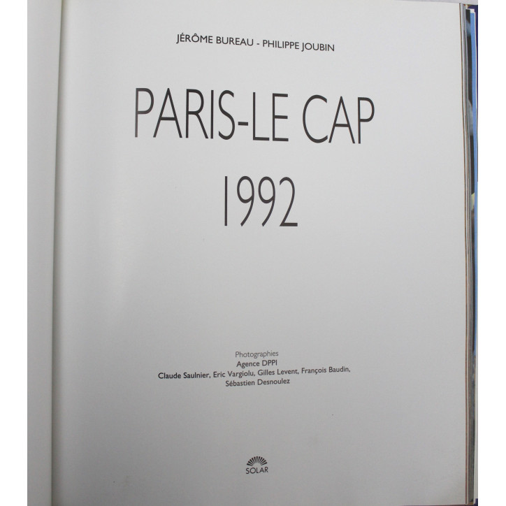 Livre Paris - Le Cap 1992 : 13000 km plein Sud