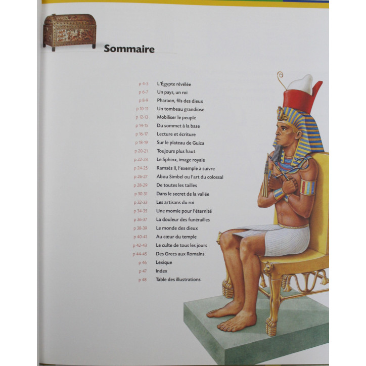 Livre avec CD Rom : L'Egypte des pharaons