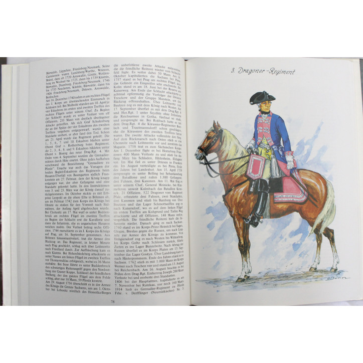 Livre Die Kavallerie-Regimenter Friedrichs des Grossen 1756-1763