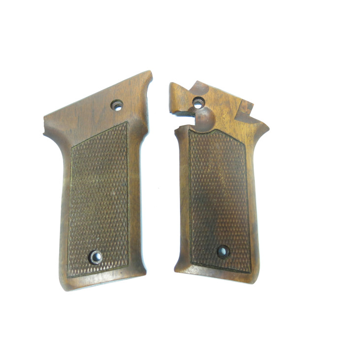 Paire de plaquettes bois Benelli B 76  