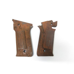 Paire de plaquettes bois Benelli B 76  