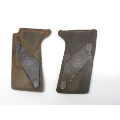 Paire de plaquettes pistolet Le Francais 9 mm ref 740