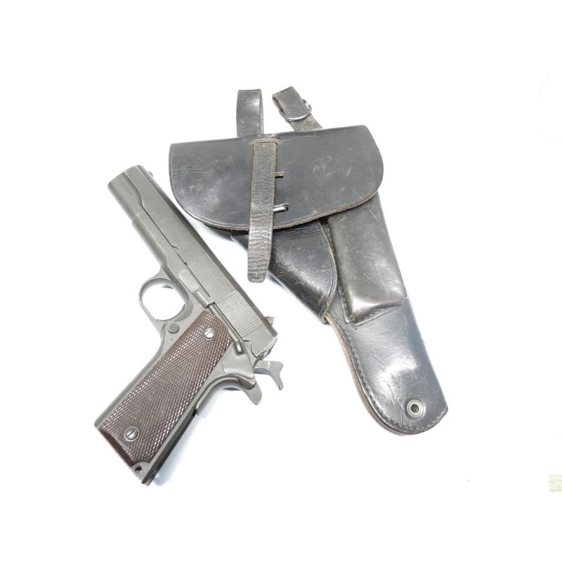 Etui cuir  Colt 45 type  Indochine Ref 357