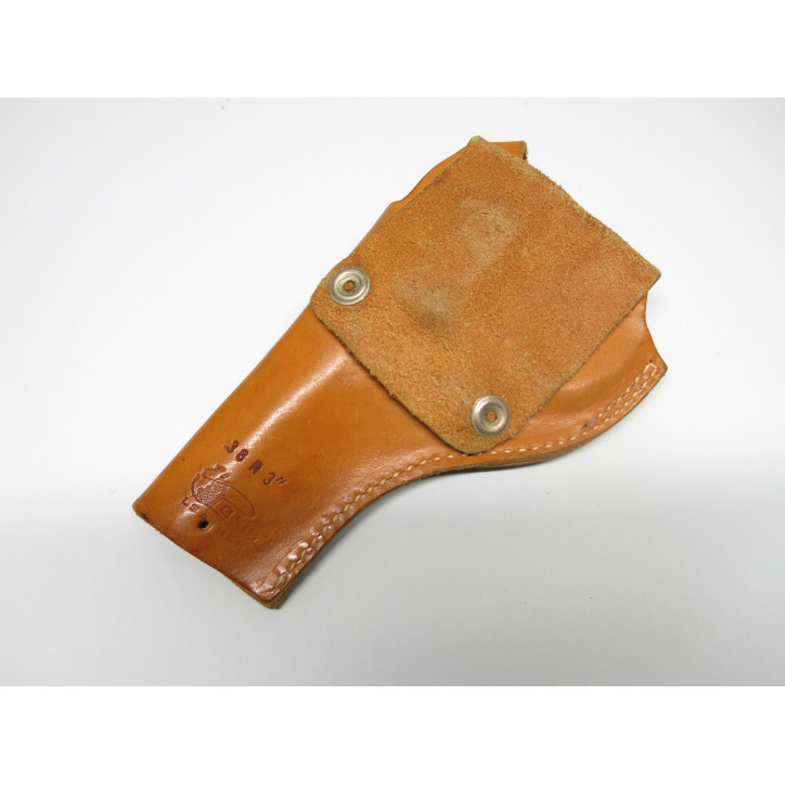 Etui cuir  revolver 3 pouces ref 421