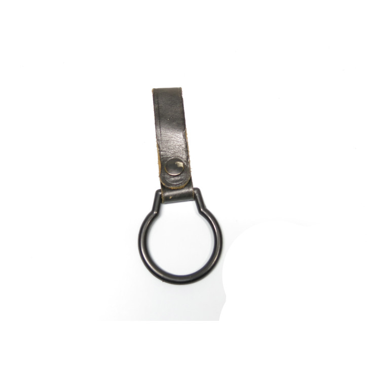 Porte lampe de poche cuir avec anneau pour D-Cell ref 12