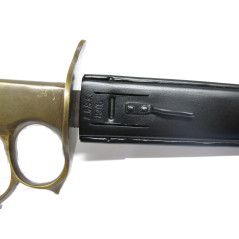 Superbe poignard US 1918 avec fourreau metal  repro 