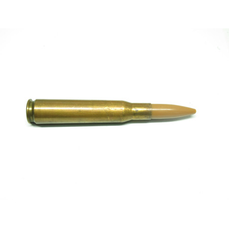 Cartouche calibre 12.7  balle plastique orange ref un 2 