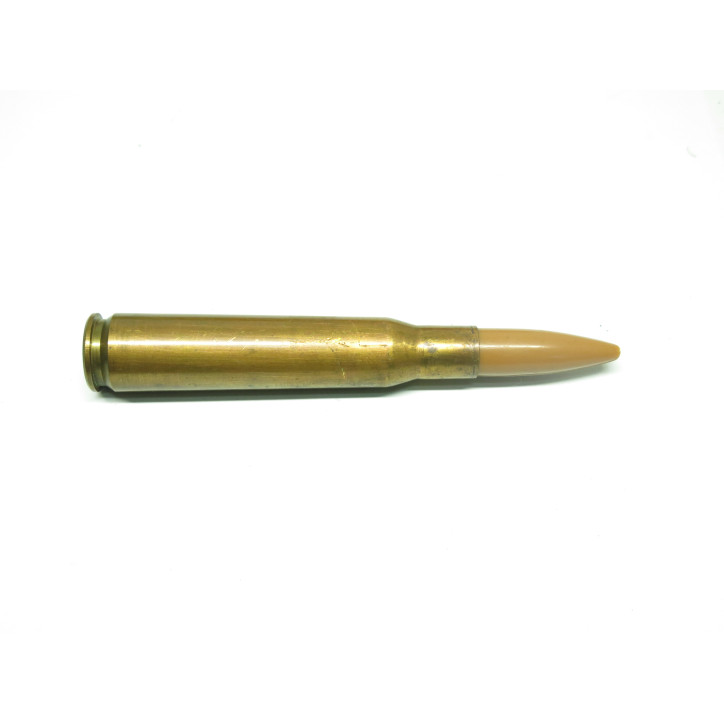 Cartouche calibre 12.7  balle plastique orange ref un 2