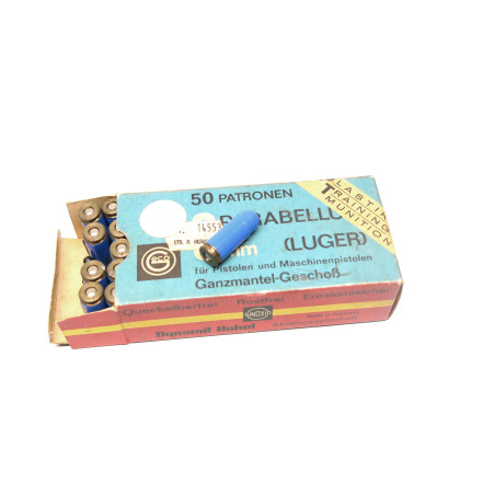 9 para training boite de 50 cartouches FMJ GECO catégorie B 