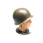 Casque M1 original US Army 39/45 tankiste Ref 845 Casque M1 original US Army 39/45 tankiste Ref 845