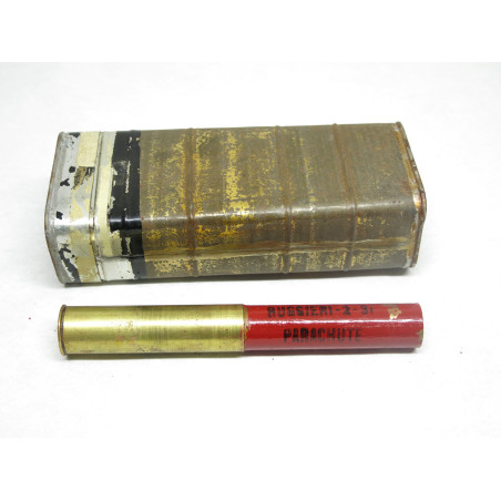 Rare fusée à parachute Ruggieri avec sa boite état neuf 