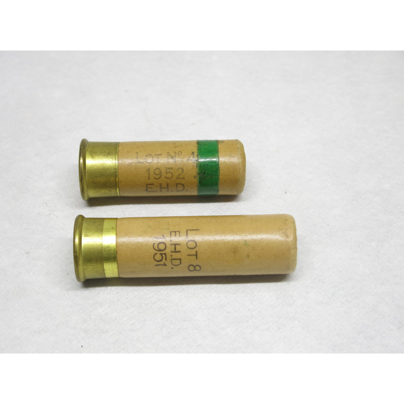 Lot de 2 Fusées de lance fusée Belge calibre 4  ref 47