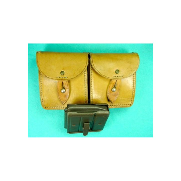 Porte chargeur cuir fusil  Mas 49/56