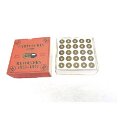 Boite de 25 cartouches revolver 1873 ref 33 categorie B 