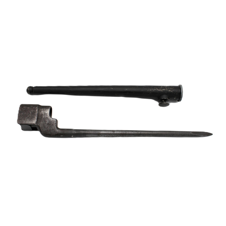 Baïonnette clou Enfield MkII No 4 originale et son fourreau - Savage-Stevens Co. de Chicopee Falls